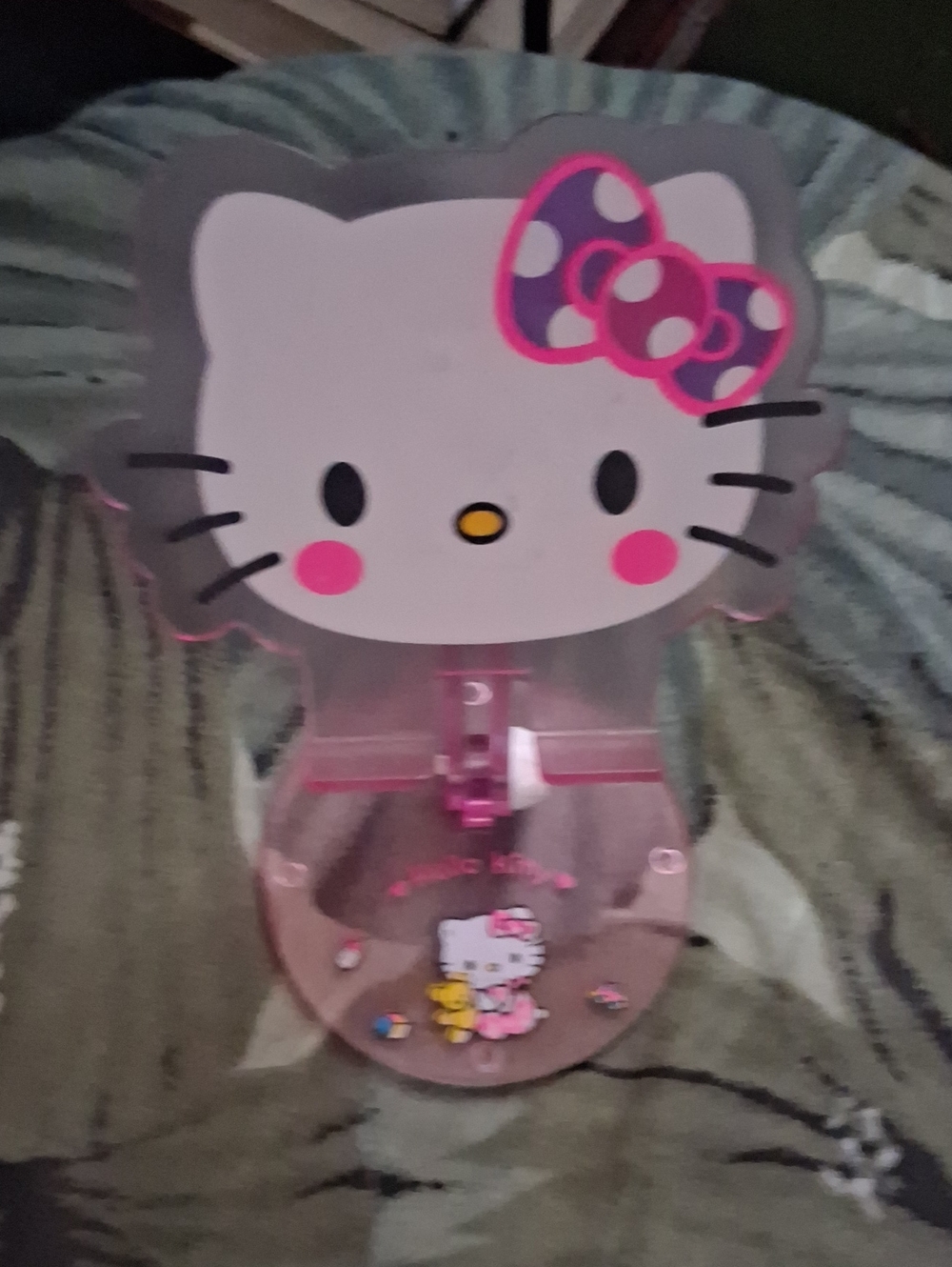 Hello Kitty Pink and White Folding Phone Stand Holder